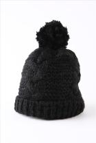 Black Woolly Hat